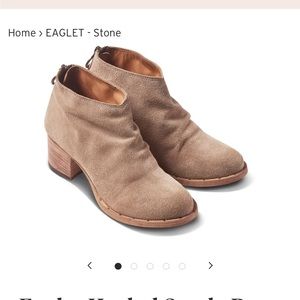 beek Stone Suede Cutout Ankle Booties - Taupe